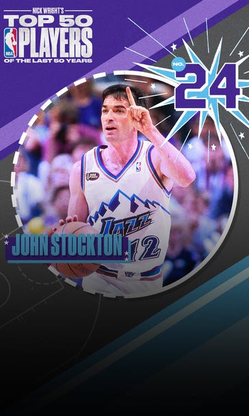 Top 50 NBA players from last 50 years: John Stockton ranks No. 24